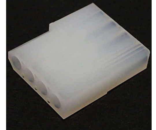 日本モレックス 3.68mmピッチ 電線対電線用 リセプタクル 極数4 (10個入) 1625-04R1＊10 1袋 (ご注文単位1袋) 【直送品】