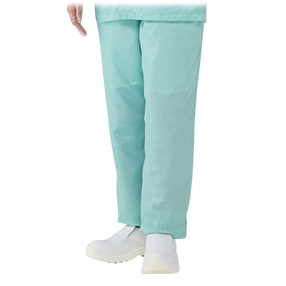 アズワン オートクレーブ対応クリーンパンツ 緑 M 1枚 (ご注文単位1枚) 【直送品】