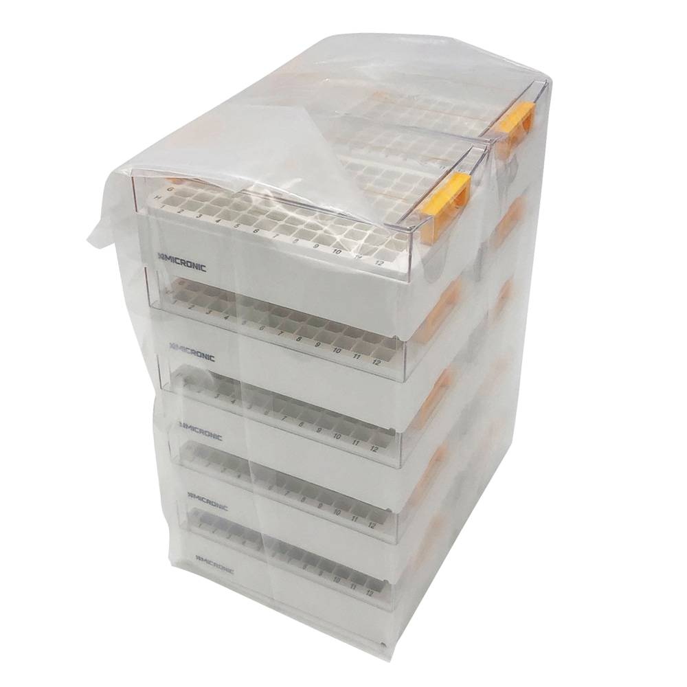 Micronic Europe B.V. 96well format用ラック Micronic96-4 low cover 1箱 (10ラック入) MP51210 1箱 (ご注文単位1箱) 【直送品】