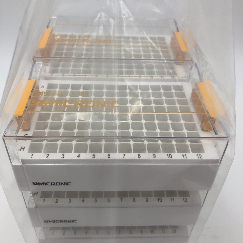 Micronic Europe B.V. 96well format用ラック Micronic96-4 low cover 1箱 (10ラック入) MP51210 1箱 (ご注文単位1箱) 【直送品】