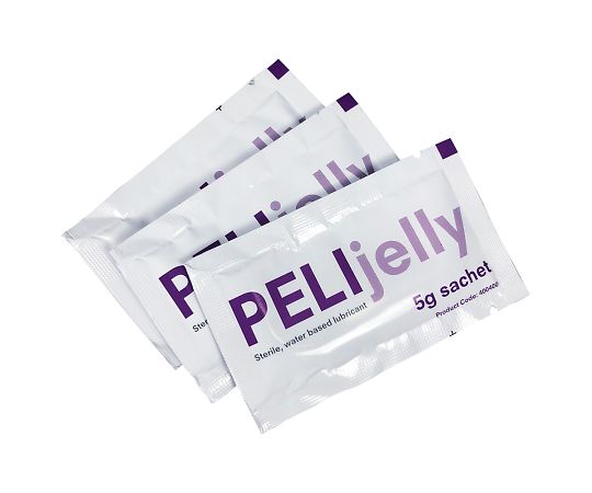 アズワン ペリジェリー (滅菌済み潤滑ゼリー) 5g 100包入 1箱 (ご注文単位1箱) 【直送品】