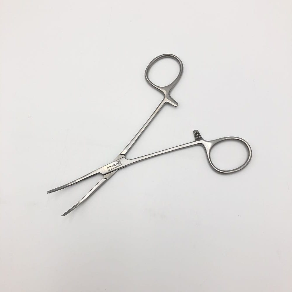 nopa ペアン止血鉗子 無鈎 曲 130mmAA 215/13 1個 (ご注文単位1個) 【直送品】