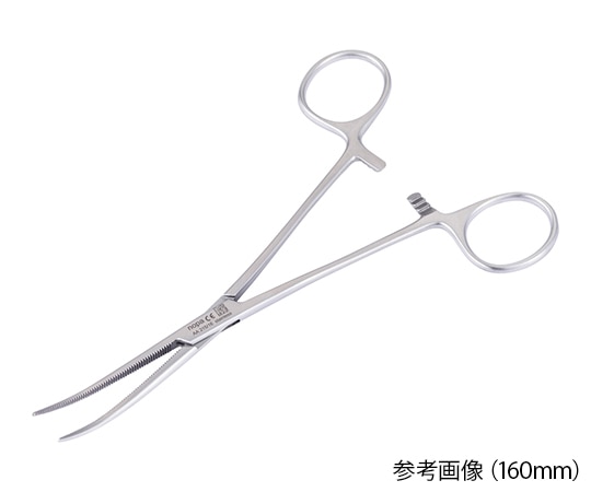 nopa ペアン止血鉗子 無鈎 曲 160mmAA 215/16 1個 (ご注文単位1個) 【直送品】