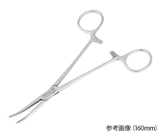 nopa コッフェル止血鉗子 有鈎 曲 160mmAA 217/16 1個 (ご注文単位1個) 【直送品】