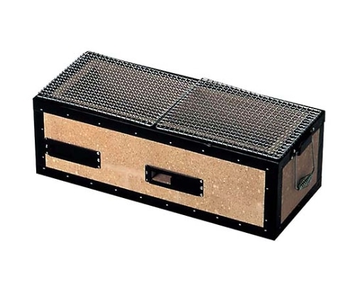 鍵主工業 炭用バーベキューコンロ BQ8WF号 (4～8人用) 6559500 1個 (ご注文単位1個) 【直送品】