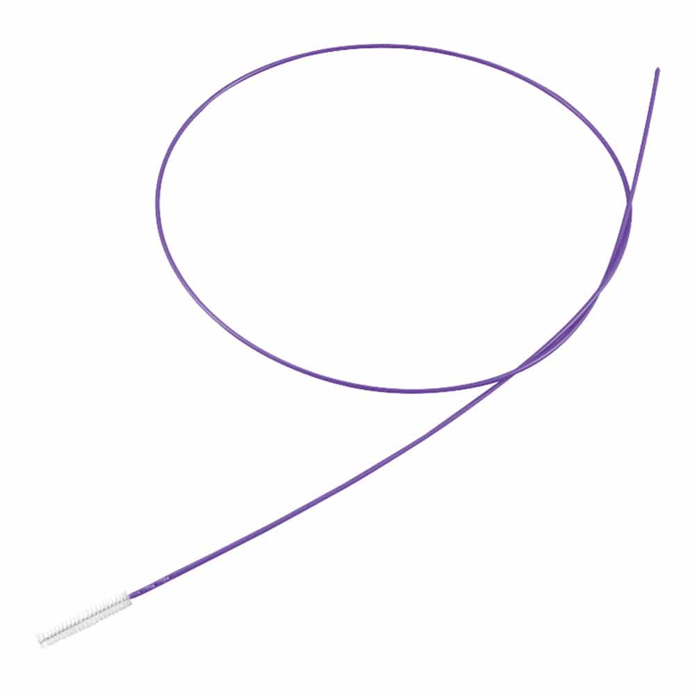 アズワン フレックスブラシ 紫 ロング 5本入 1袋 (ご注文単位1袋) 【直送品】