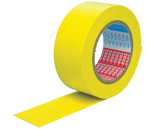 テサテープ ラインマーキングテープ 黄 50mmx33m4169N-PV8-Y 1巻 (ご注文単位1巻) 【直送品】