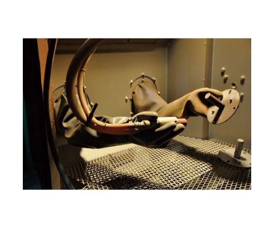 東和コーポレーション ブラスト用手袋 ブラスト用手袋フランジ付826 1双 (ご注文単位1双) 【直送品】