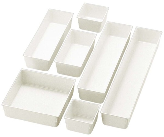 タイガークラウン 引出し整理ケース ホワイト 7P 1セット (7個入) #6002 1セット (ご注文単位1セット) 【直送品】