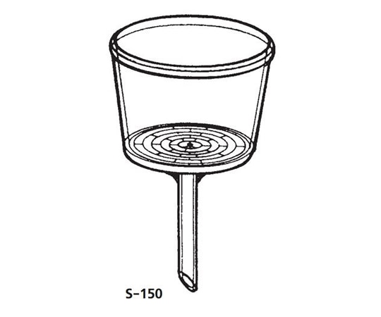 桐山製作所 大型桐山ロートS-150 1個 (ご注文単位1個) 【直送品】