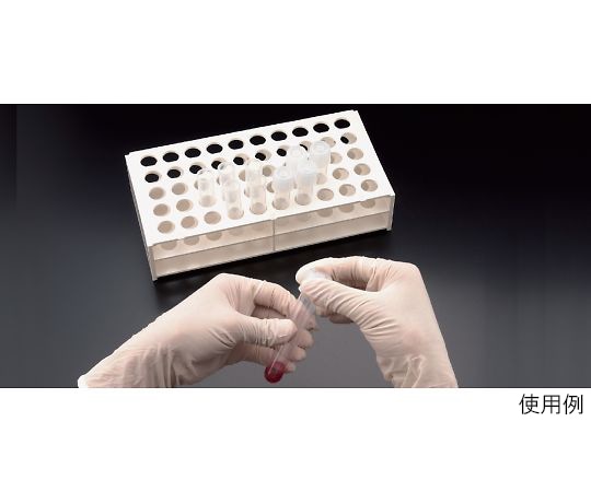 サンプラテック エコノプラスチック試験管 φ12×75 (500本) 26471 1組 (ご注文単位1組) 【直送品】