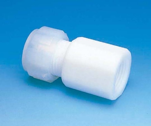 フロン工業 PTFEハーフメスジョイントI型 6φ*Rc1/4F-2078-001 1個 (ご注文単位1個) 【直送品】