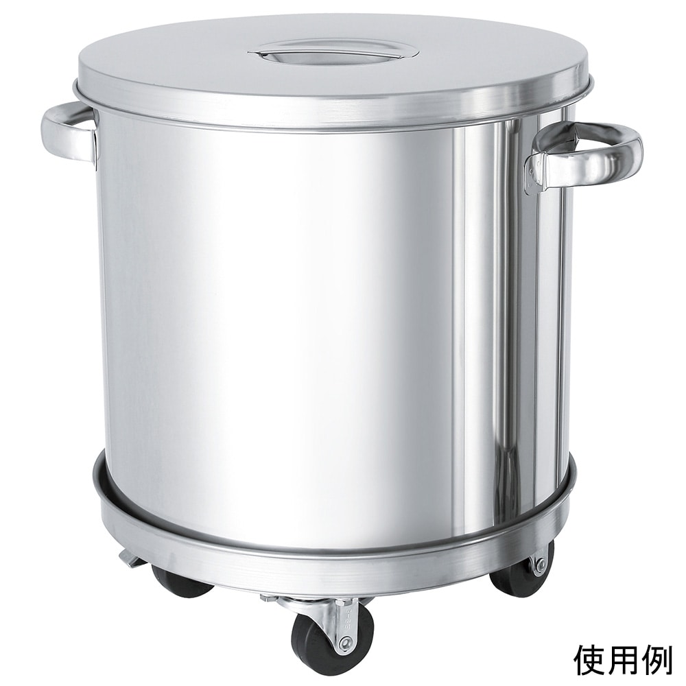 MONOVATE (旧:日東金属工業) タンク運搬用台車 (SS・ゴム車) φ430mm用KM-43 1個 (ご注文単位1個) 【直送品】