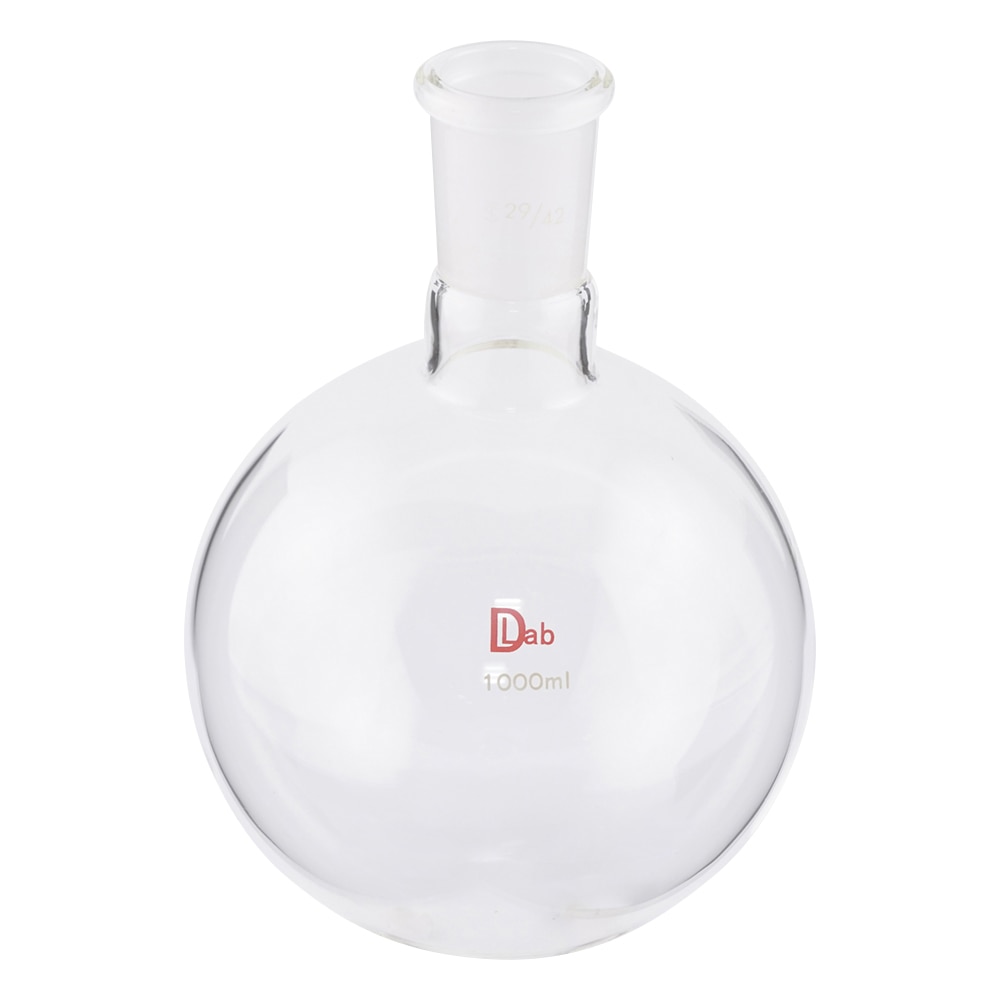 ラブディポット 共通摺合丸底フラスコ (硼珪酸ガラス-1) 1000mL 29/42 1個 (ご注文単位1個) 【直送品】