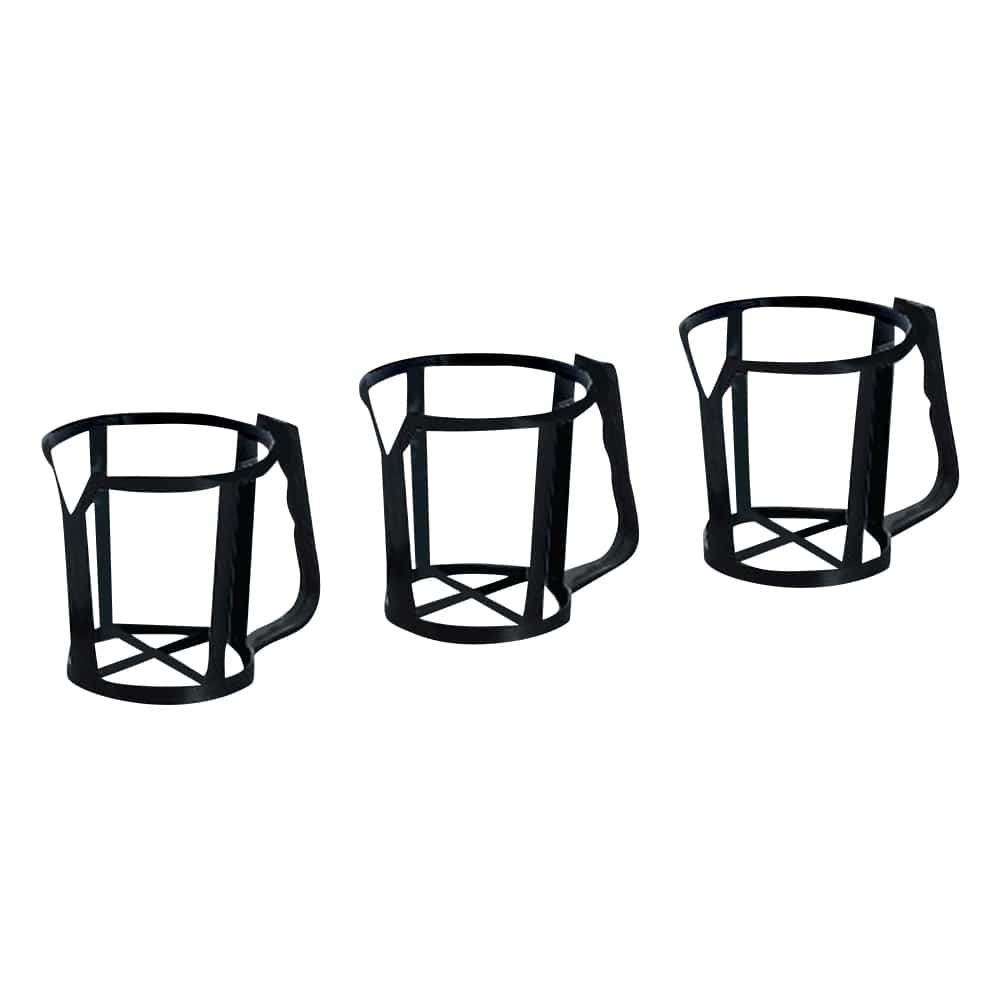 アズワン 補修用PPカップ用ホルダー 600mL用 1袋 (10個入) 1袋 (ご注文単位1袋) 【直送品】