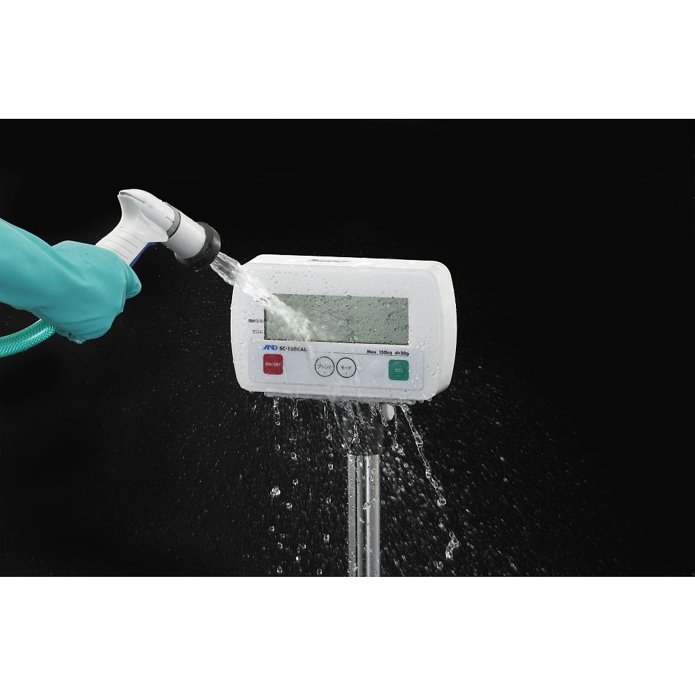 エー・アンド・デイ フレーム 鉄製 防塵・防水台はかり SEシリーズ ひょう量:60kg 最小表示:10g SE60KAM-JA 1個 (ご注文単位1個) 【直送品】