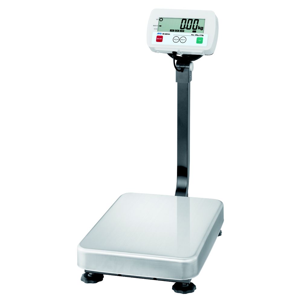 エー・アンド・デイ フレーム 鉄製 防塵・防水台はかり SEシリーズ ひょう量:60kg 最小表示:10g SE60KAL-JA 1個 (ご注文単位1個) 【直送品】