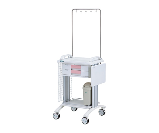 アズワン カレンカートII (点滴処置) ピンクSC-DP 1台 (ご注文単位1台) 【直送品】