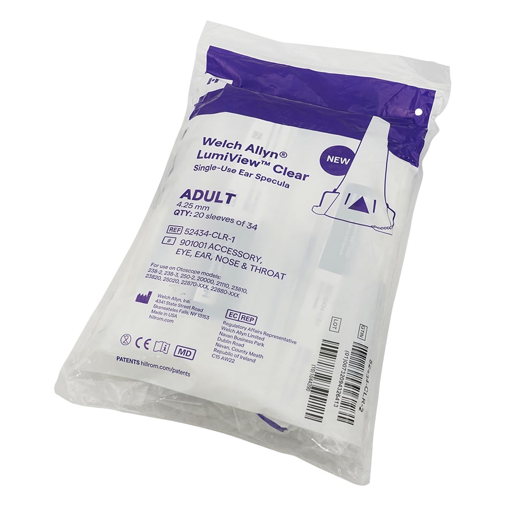 ウェルチ・アレン ルミビュークリアスペキュラ 4.25mm 680個入52434-CLR-2 1箱 (ご注文単位1箱) 【直送品】