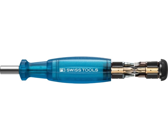 PBスイスツールズ インサイダービット 収納ドライバー ブルー6464.BLUE 1本 (ご注文単位1本) 【直送品】