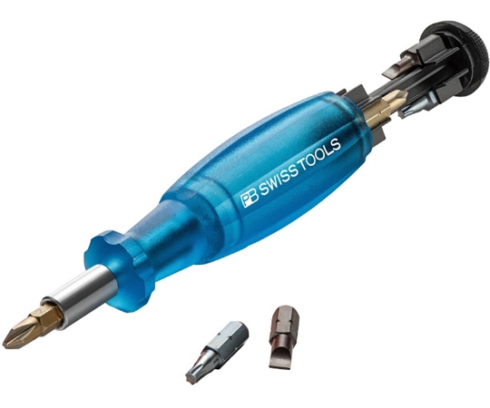 PBスイスツールズ インサイダービット 収納ドライバー ブルー6464.BLUE 1本 (ご注文単位1本) 【直送品】