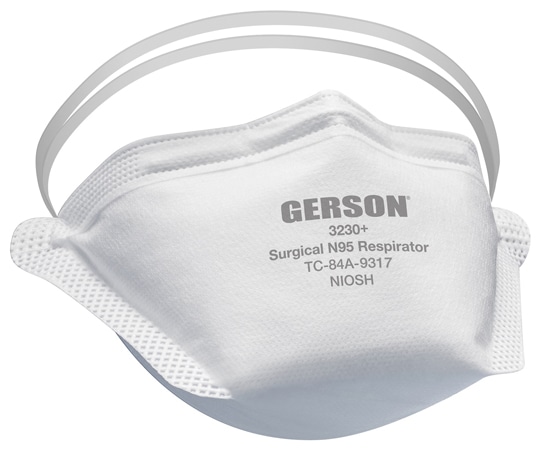 セーフラン安全用品 GERSON サージカルN95マスク くちばし型折たたみ式 50枚入 アメリカ製JU001 1箱 (ご注文単位1箱) 【直送品】