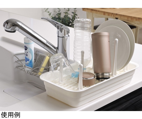 イノマタ化学 水切りラック ポタ ホワイト#52 1個 (ご注文単位1個) 【直送品】