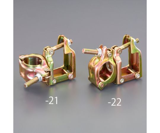 アズワン φ42.7/φ48.6mmx□50mm 角丸クランプ (自在) EA948TE-22 1個 (ご注文単位1個) 【直送品】