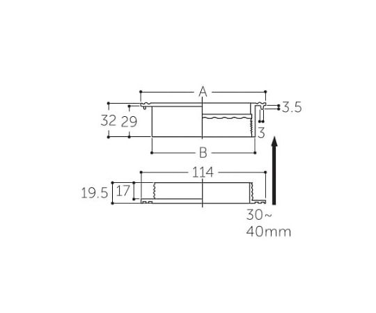 アズワン φ100mm あかり窓 (木目) EA951L-13 1個 (ご注文単位1個) 【直送品】
