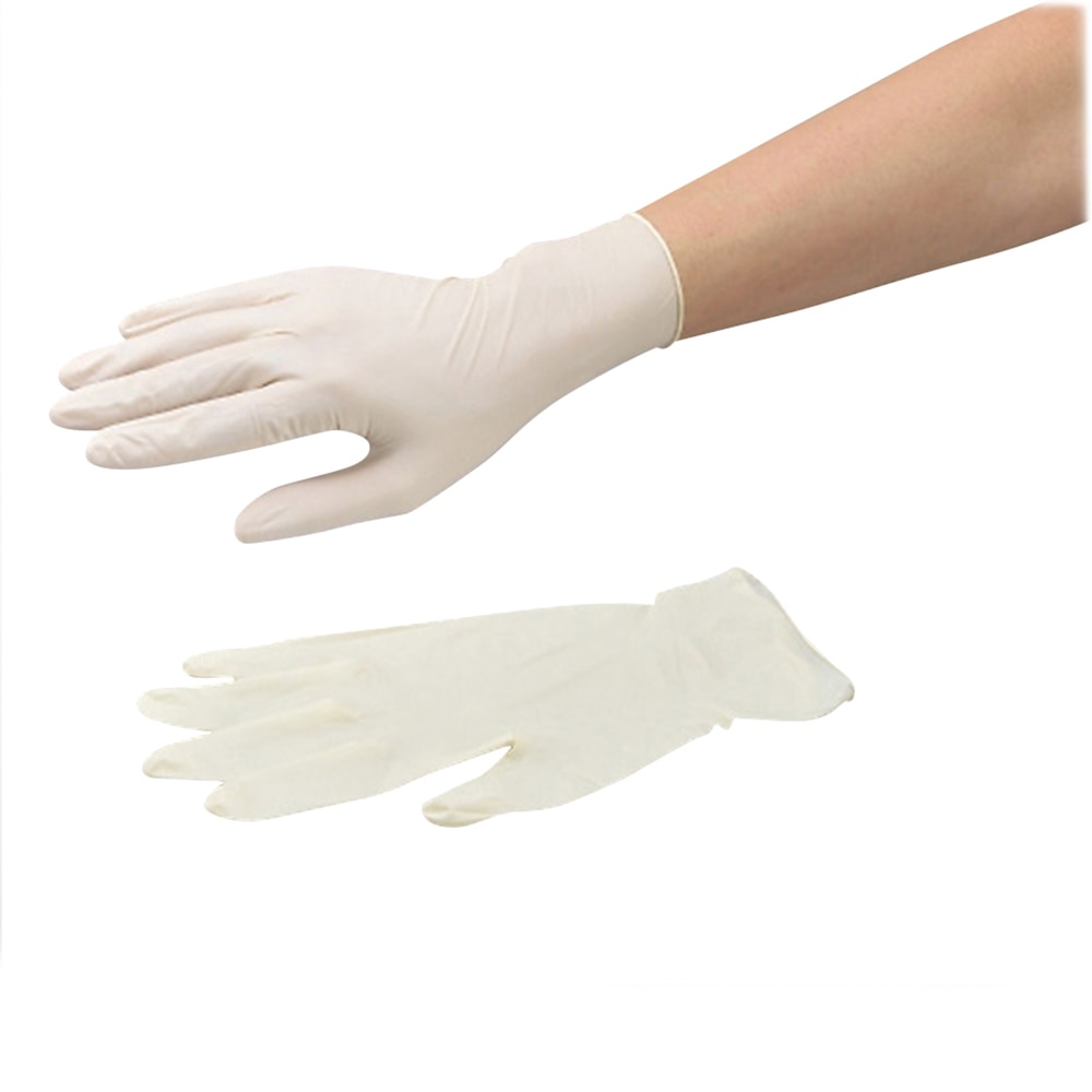 アズワン ナビロール手袋 (指先エンボス・エコノミーパウダーフリー) 1箱 (100枚入) L 1箱 (ご注文単位1箱) 【直送品】