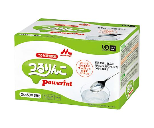 森永乳業クリニコ つるりんこPowerful (とろみ調整食品) 2g×50本入 1箱 (ご注文単位1箱) 【直送品】