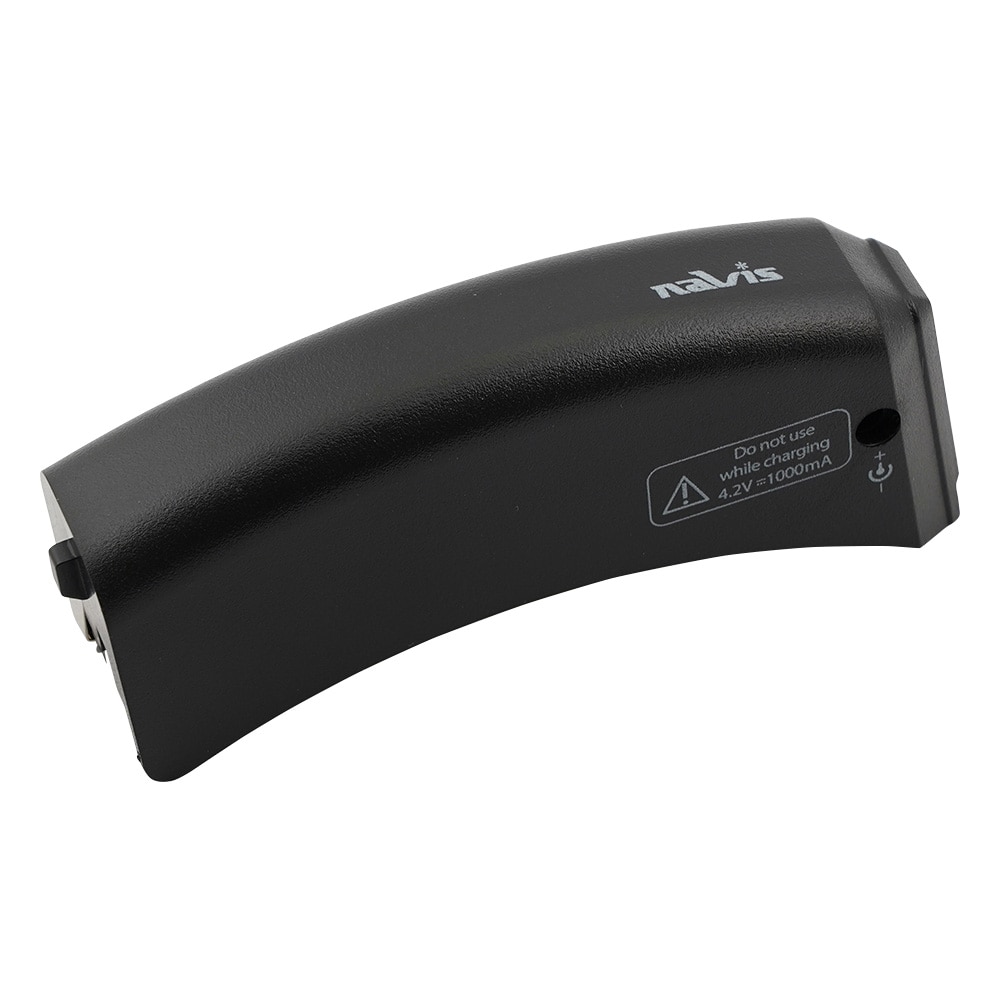 アズワン ナビスLEDヘッドライト用 交換用バッテリー 1個 (ご注文単位1個) 【直送品】