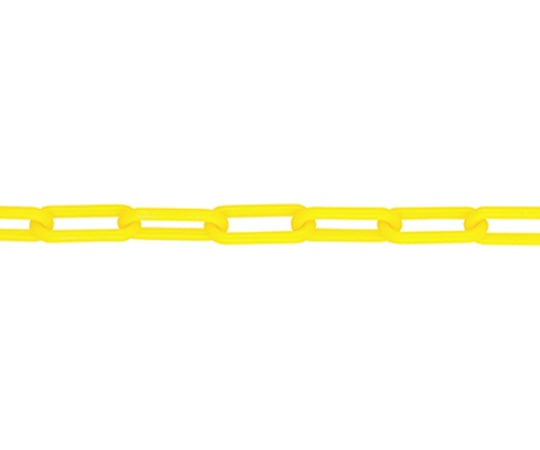 セーフラン安全用品 プラスチック製チェーン 30m 黄14112 1巻 (ご注文単位1巻) 【直送品】