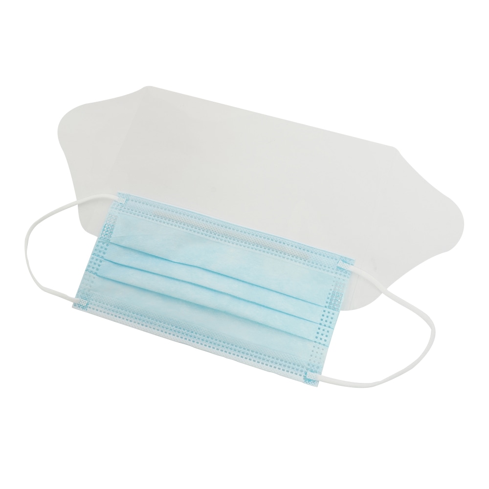 アズワン 快適フェイスマスク (ワイドシールド付き) 1箱 (25枚入) NV206 1箱 (ご注文単位1箱) 【直送品】