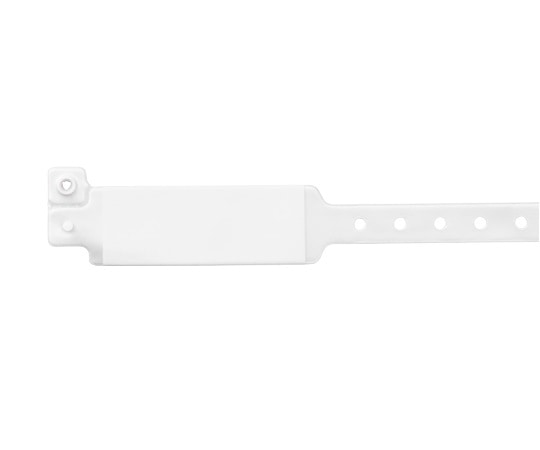 アズワン プロシェア識別バンド・無地 ホワイト 100本入 1箱 (ご注文単位1箱) 【直送品】