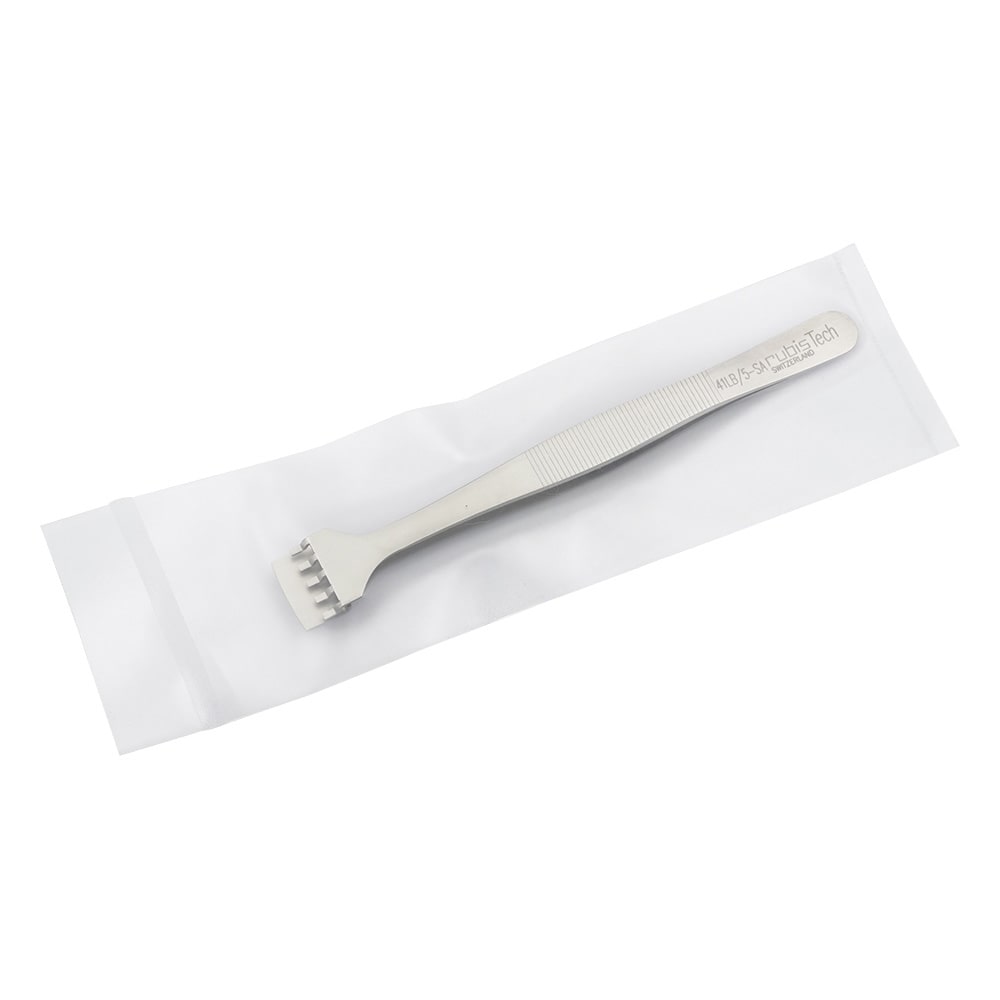 RUBIS MEISTERピンセット ウェハー用 幅広 耐酸鋼41LB5-SA 1本 (ご注文単位1本) 【直送品】
