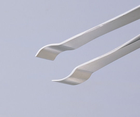 アズワン 特殊作業用ピンセット 丸筒 耐酸鋼573 1本 (ご注文単位1本) 【直送品】