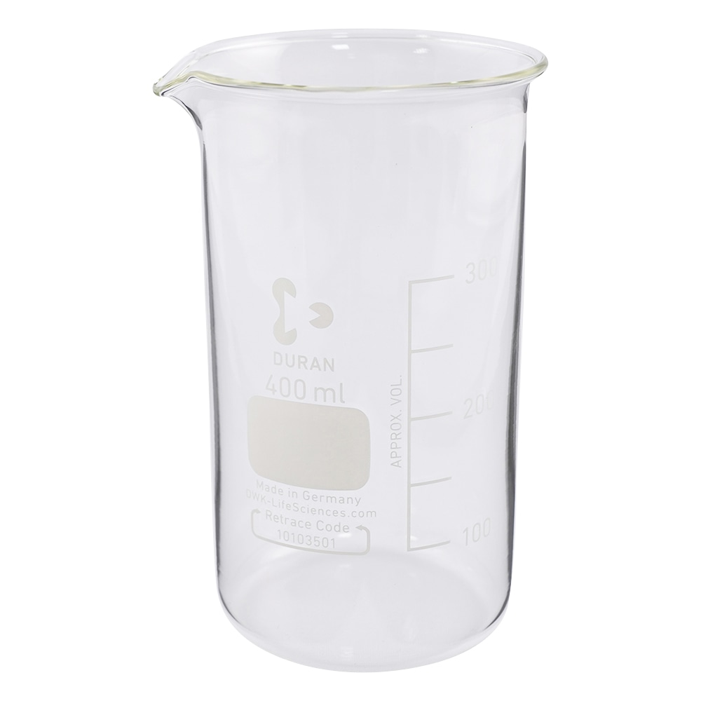 SCHOTT/DURAN トールビーカー 400mL211164101 1個 (ご注文単位1個) 【直送品】