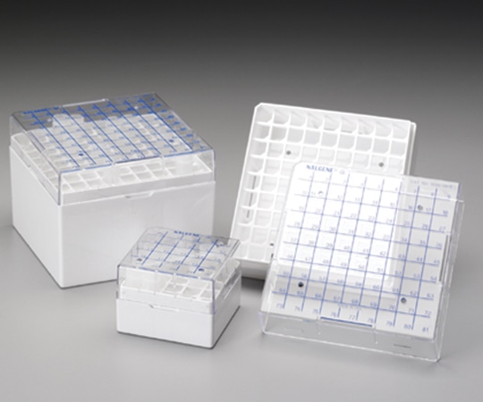 Nalge Nunc (サーモフィッシャーサイエンティフィック) クライオボックス 1~2mL×25本 1箱 (8個入) 5025-0505JP 1箱 (ご注文単位1箱) 【直送品】