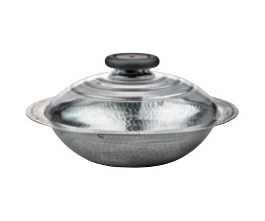 HARIO フタがガラスの IH 対応ステンレス鍋 23 雪平MIS-23 1箱 (ご注文単位1箱) 【直送品】