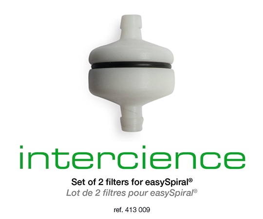 インターサイエンス スパイラルプレーティング装置イージースパイラル (R) 用 フィルターセット 413009 1セット (ご注文単位1セット) 【直送品】