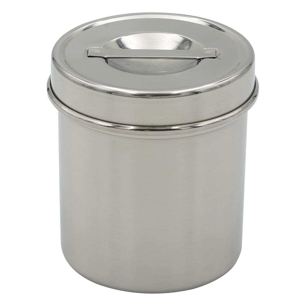 アズワン ステン万能缶 (フタ取手付き) φ90×110mm 1個 (ご注文単位1個) 【直送品】