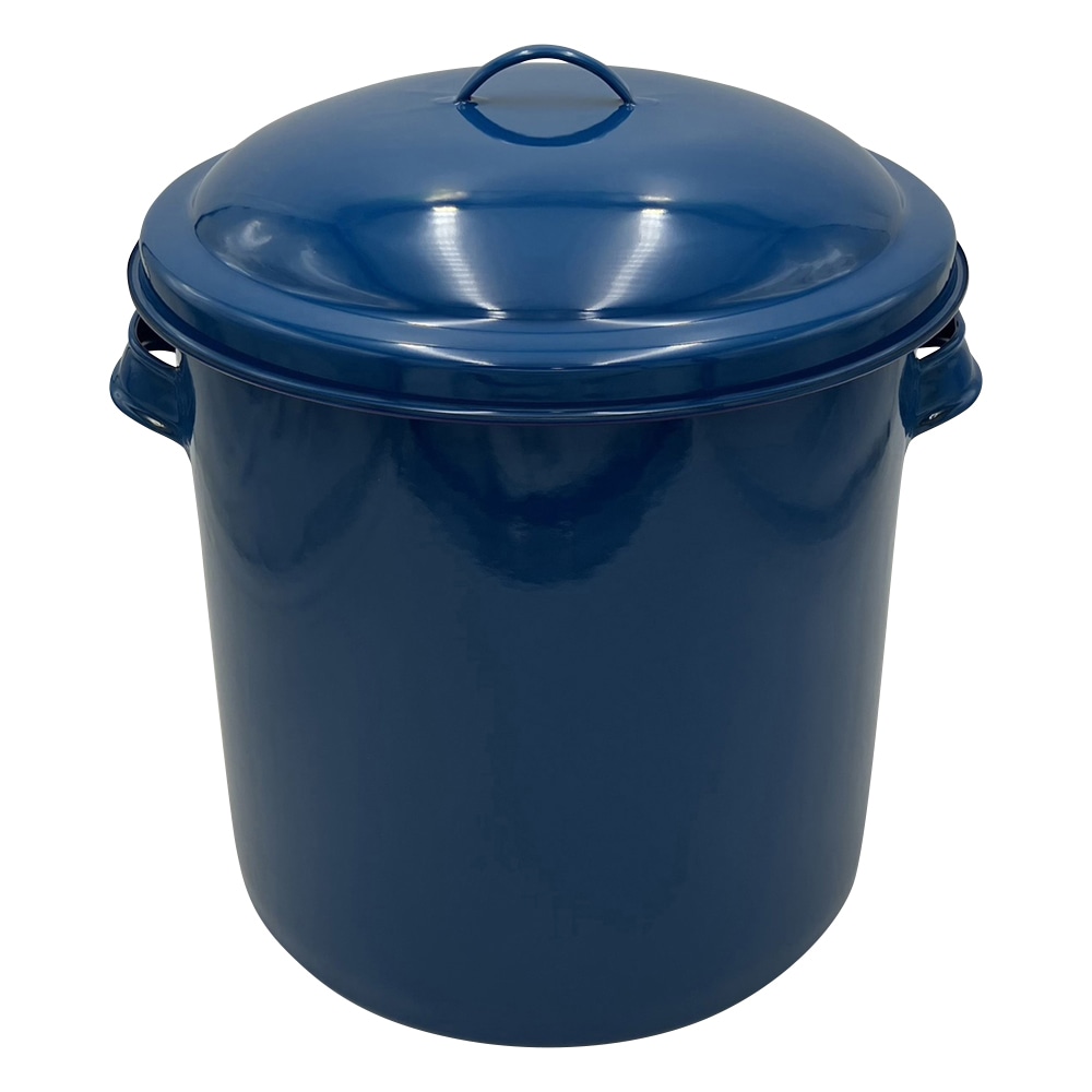 アズワン ホーローフタ付タンク 25L 1個 (ご注文単位1個) 【直送品】