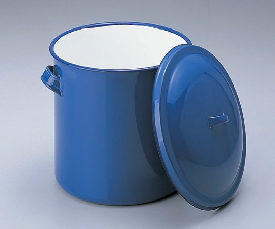 アズワン ホーローフタ付タンク 25L 1個 (ご注文単位1個) 【直送品】