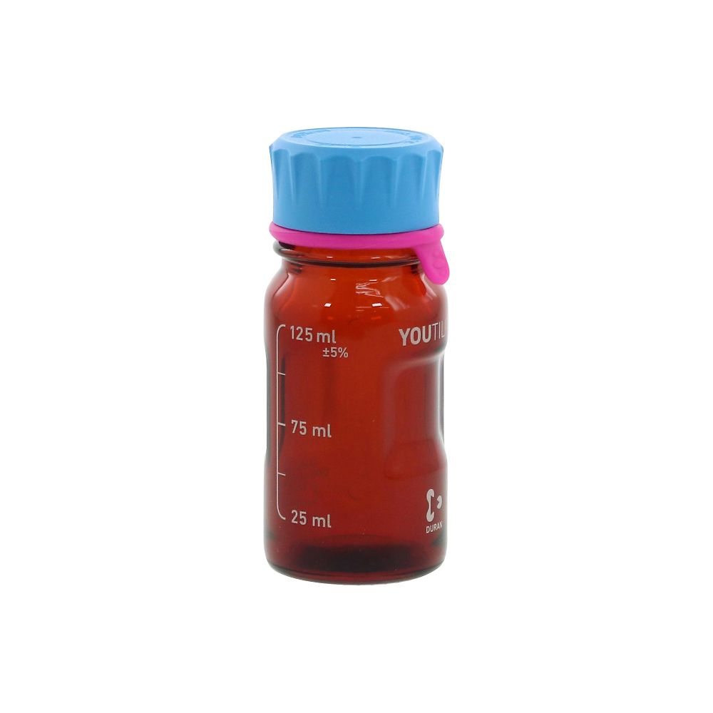 DWK Life Sciences ユーティリティねじ口びん 茶 125mL017320-125A 1個 (ご注文単位1個) 【直送品】
