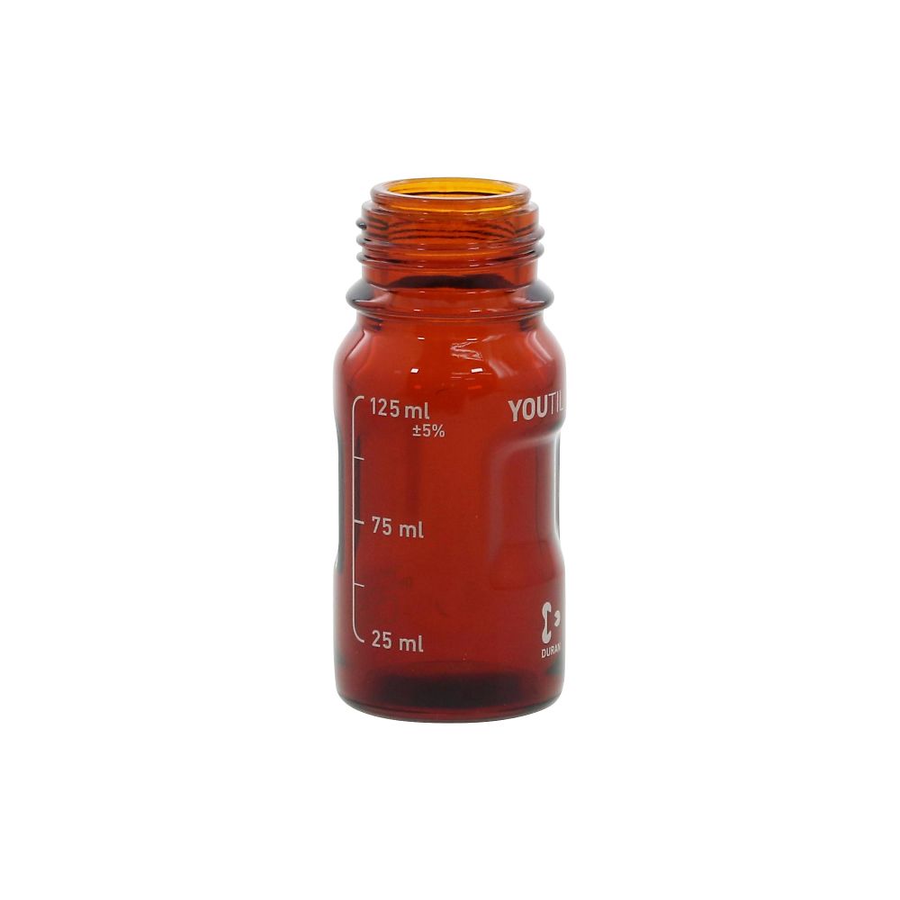 DWK Life Sciences ユーティリティねじ口びん 茶 125mL017320-125A 1個 (ご注文単位1個) 【直送品】