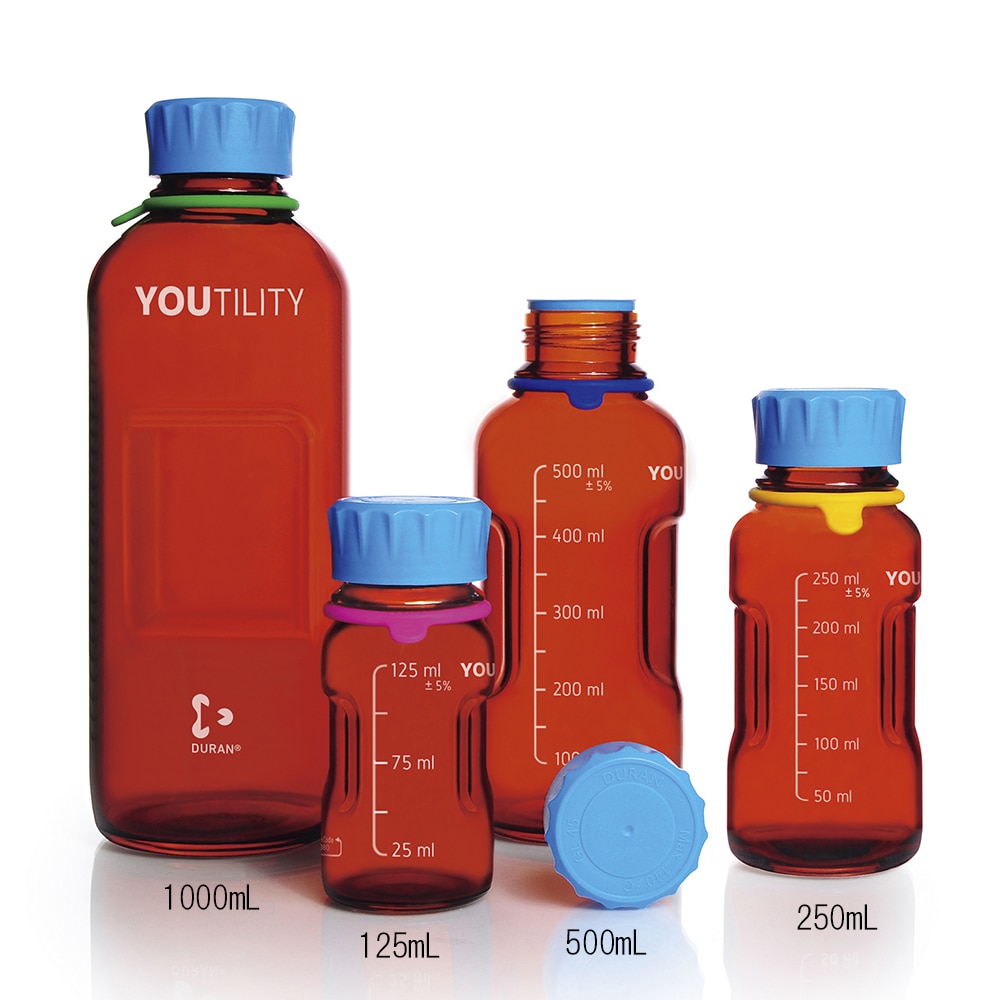 DWK Life Sciences ユーティリティねじ口びん 茶 250mL017320-250A 1個 (ご注文単位1個) 【直送品】
