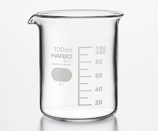 HARIO ビーカー 100mL 36個入B-100 SCI 1箱 (ご注文単位1箱) 【直送品】