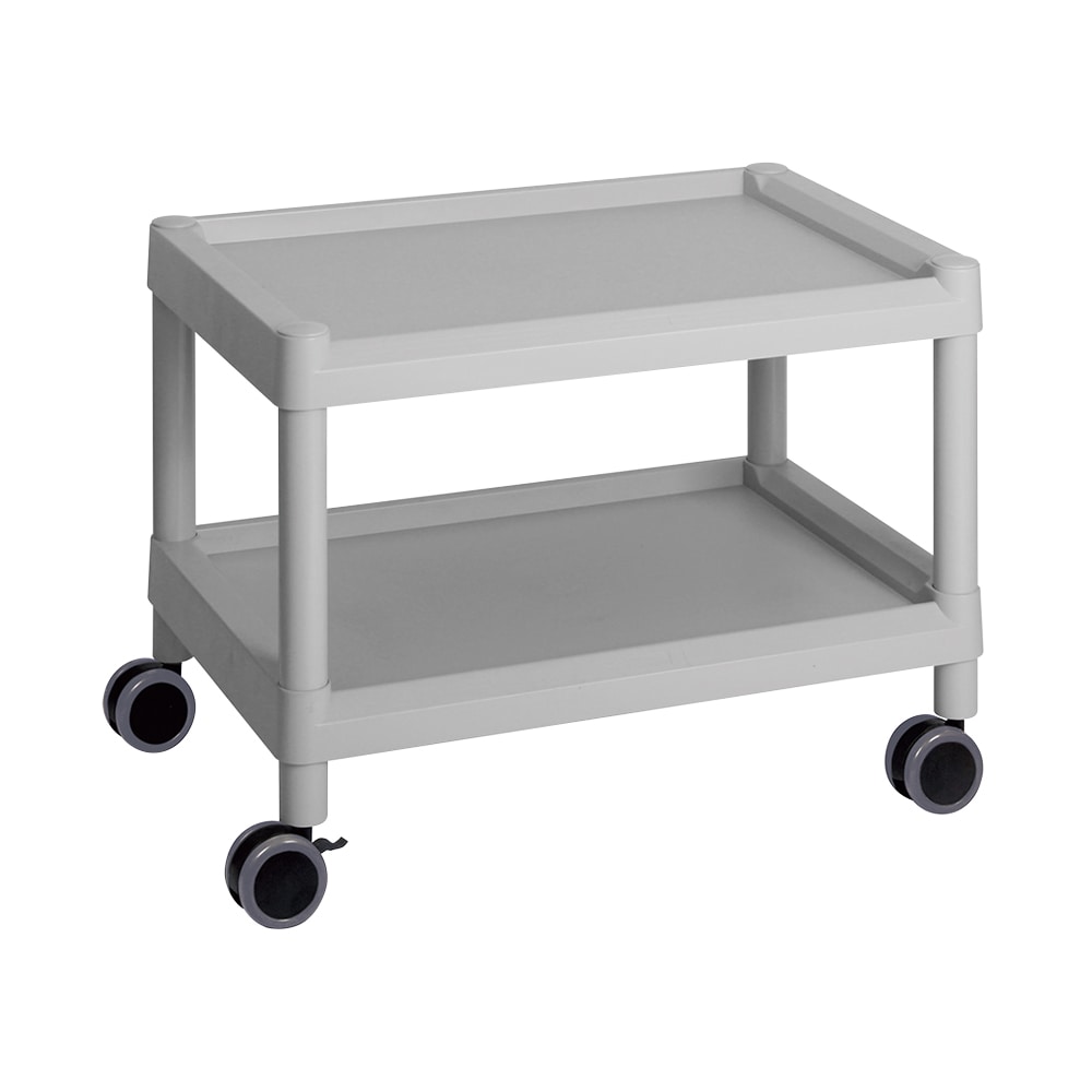 アズワン モバイルカート (低床型) 645×444×490mmMC20 グレー 1個 (ご注文単位1個) 【直送品】