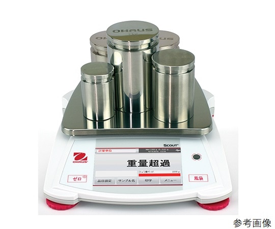 オーハウス ポータブル天びん スカウトシリーズ (フルカラータッチスクリーン搭載モデル) 620g/0.01gSTX622JP 1個 (ご注文単位1個) 【直送品】